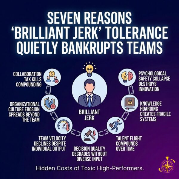 7 Reasons “Brilliant Jerk” Tolerance Quietly Bankrupts Teams